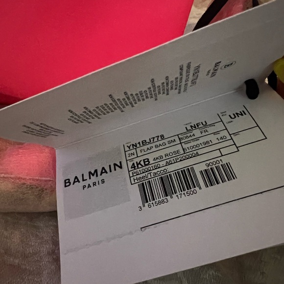 Brand new Balmain 1945 Soft Leather Clutch Bag - Picture 8 of 10